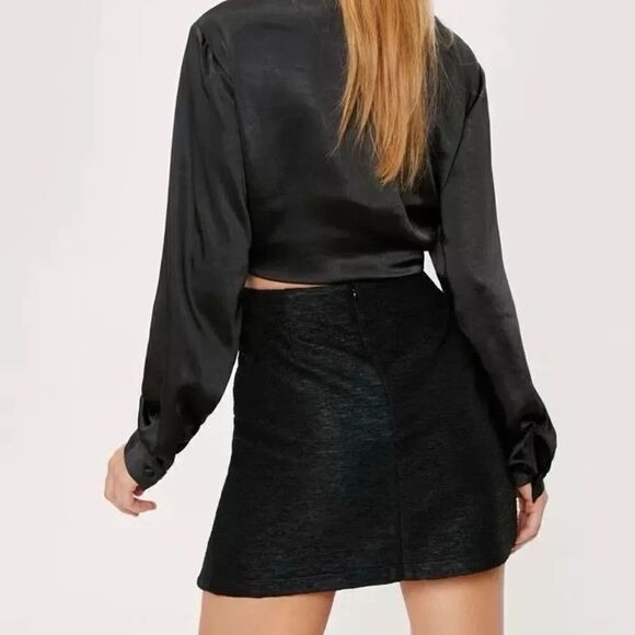 Nasty Gal NWT Skirt With Slit Chain Size 6 - Picture 3 of 10